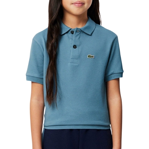 Lacoste Polo - Piqué - Kalksteen m. Logo - Lacoste - 10 jaar (140) - Polo