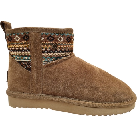 Warmbat Wallaby Womes Suede Woven Pantoffels