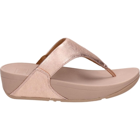 FitFlop Lulu Leather Toepost Teenslippers