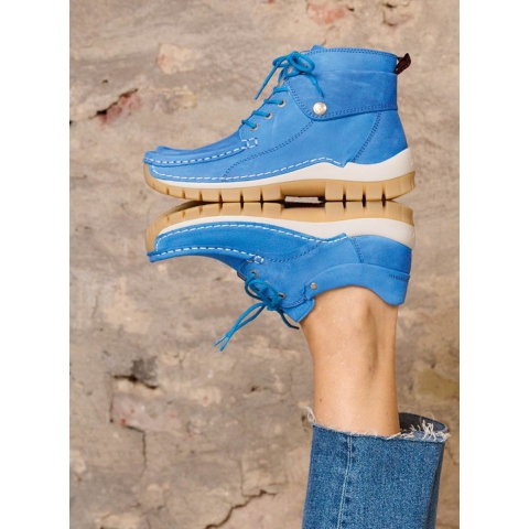 Wolky 00470010 Jump Summer Timber nubuck Veterschoenen