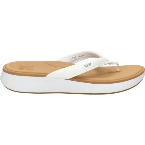 CUSHION CLOUD WHITE/TAN Teenslippers
