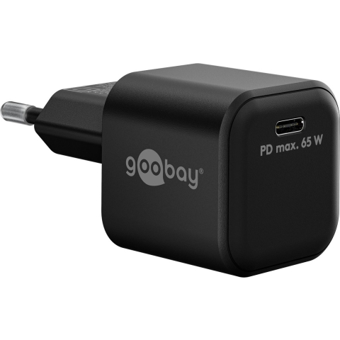 USB-C PD GaN snellader Nano (65 W) Oplader