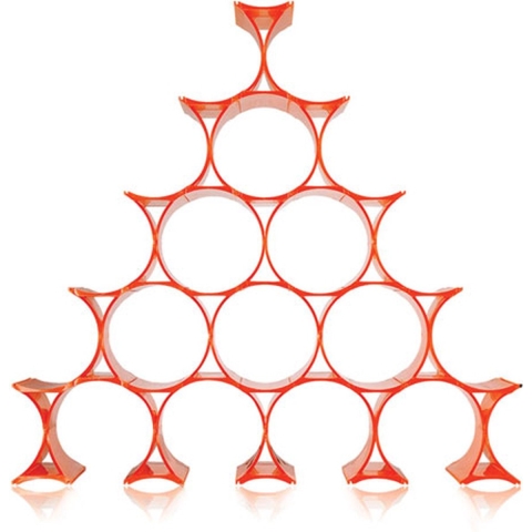 Kartell Infinity Wijnrek Oranje