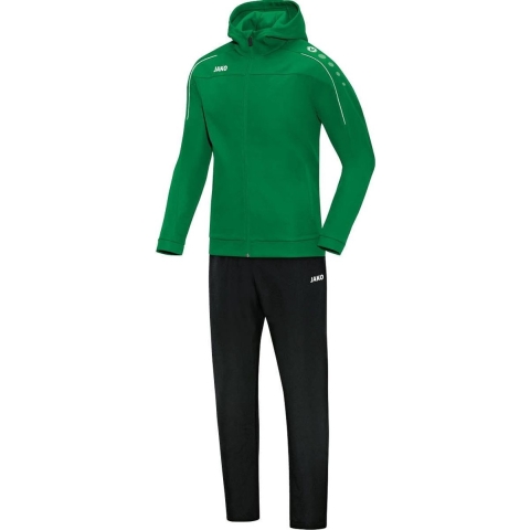 JAKO M9650D Vrijetijdspak Met Kap Classico Dames - Sportgroen - 46