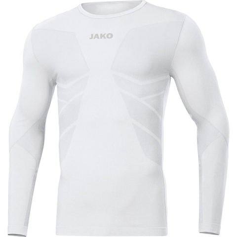 JAKO 6455 Longsleeve Comfort 2.0 - Wit - XXS