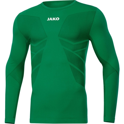 JAKO 6456 Longsleeve Comfort Gerecycled - Sportgroen - XXL