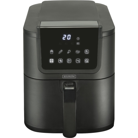 Bourgini Slimfit Airfryer XXL - Heteluchtfriteuse - 5 liter - 1500W - PFAS vrij