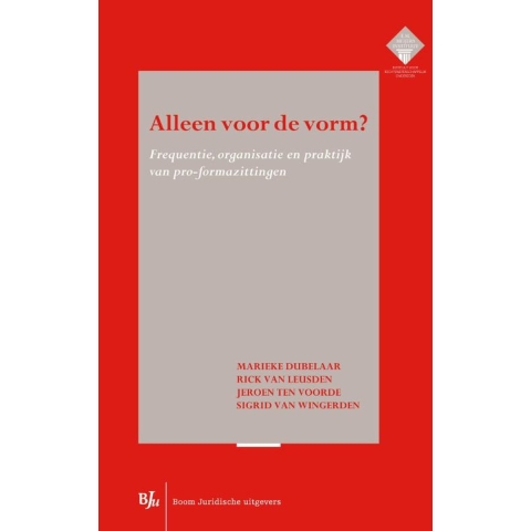 Alleen voor de vorm? (Paperback)