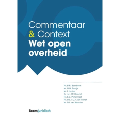 Wet open overheid (Hardback)