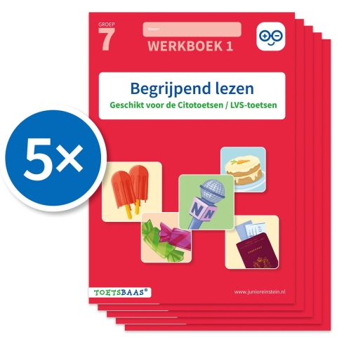 Begrijpend lezen werkboek 1 (Set van 5) (Paperback)