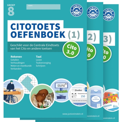 Citotoets Oefenboeken Set - Deel 1, 2 en 3 (Overige)