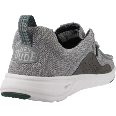 HEYDUDE Instappers Heren Wally Hey2O Mesh Grijs 40 Mesh