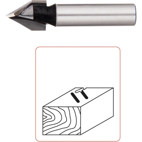 Rotec HM V-groeffrees S=8,0 D=11,0 60° - 2700611