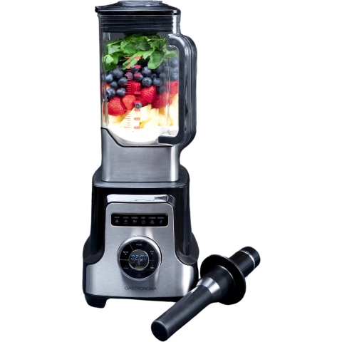 Gastronoma Blender - 2000W en 3L kan - 10 snelheden - Smoothies soepen sauzen en meer - 18180001 - Zwart RVS