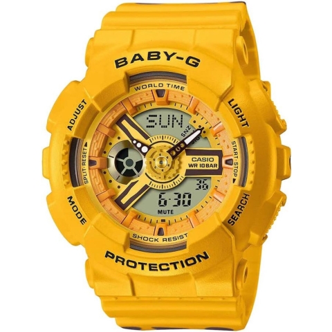 Casio Baby-G Summer Lover Honey BA-110XSLC-9AER Horloge - Kunststof - Bruin -Ø 42 mm