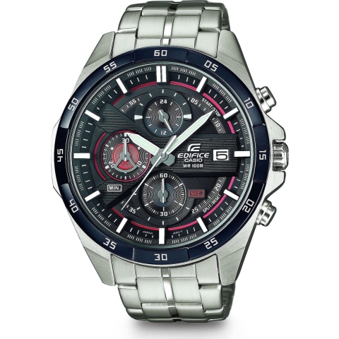 Casio Edifice EFR-556DB-1AVUEF Herenhorloge 49 mm - Zilverkleurig