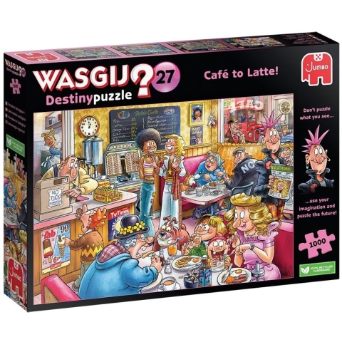 Jumbo Wasgij Puzzel Destiny 27 - Café To Latte! 1000 Stukjes