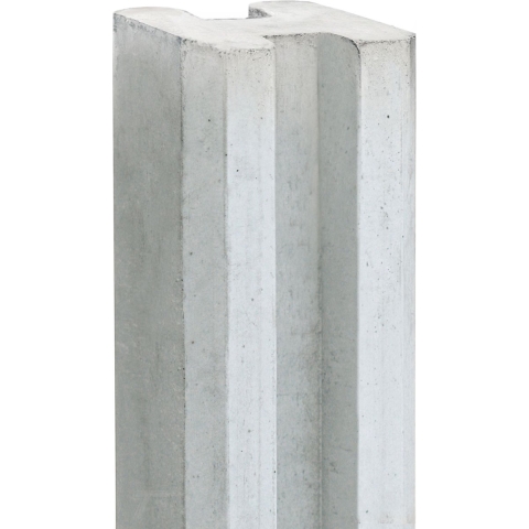 Berton sleufpaal Zaan wit/grijs tussenmodel 275 cm Tuindeco - Tuindeco