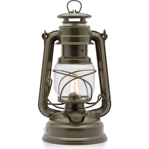 LED Stormlamp 276 olijf groen - Feuerhand