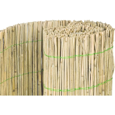 Rieten decoratiemat dubbel 200 cm Tuindeco - Tuindeco