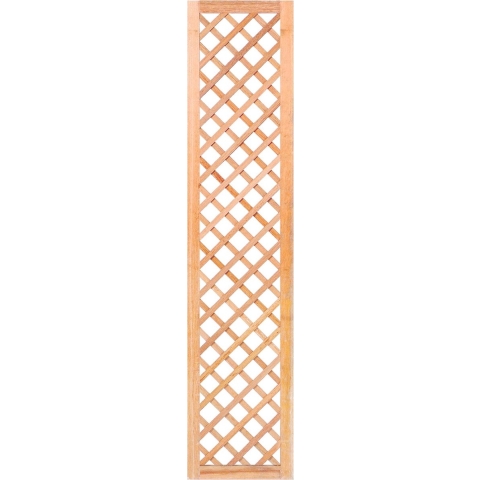 Trellis diagonaal met lijst hardhout 40 cm Tuindeco - Tuindeco