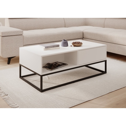 Meubella Salontafel Delta - Wit - 120 cm