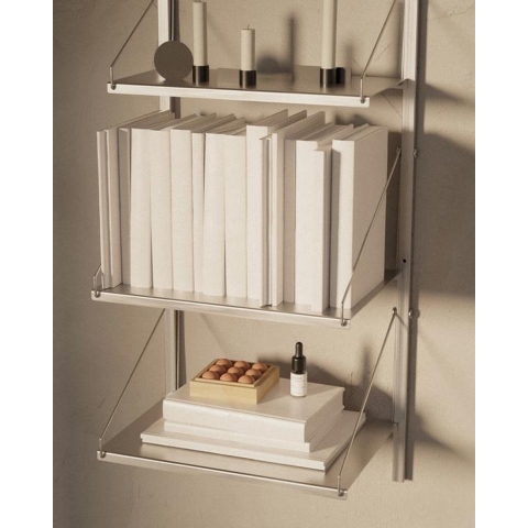 Frama Shelf Library H1084 W40 Wandkast Roestvrijstaal