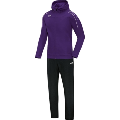 JAKO M9650D Vrijetijdspak Met Kap Classico Dames - Paars - 36