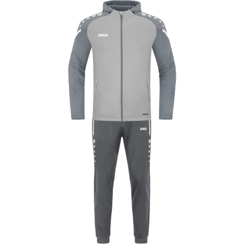 JAKO M9422K Polyesterpak Met Kap Performance Kids - Zachtgrijs/Steengrijs - 128