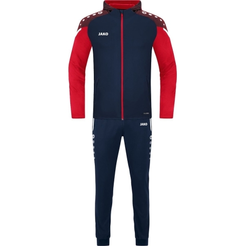 JAKO M9622D Vrijetijdspak Performance Dames - Marine/Rood - 40