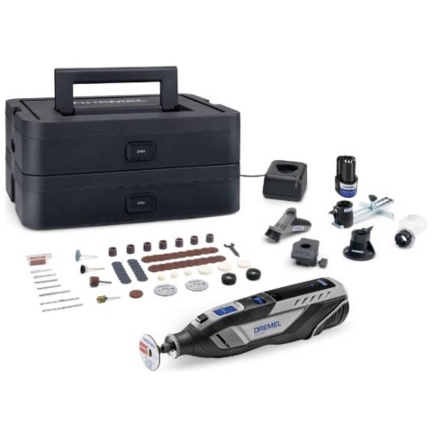 Dremel 8250-5/65 Platinum 12V Accu Multitool Set | Incl. 2 Ah accu + lader | In koffer - F0138250JF