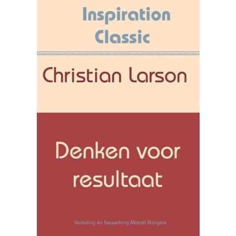 Denken voor resultaat (Paperback)