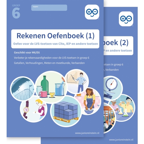Rekenen Oefenboeken Compleet deel 1 en 2 groep 6 (Paperback)