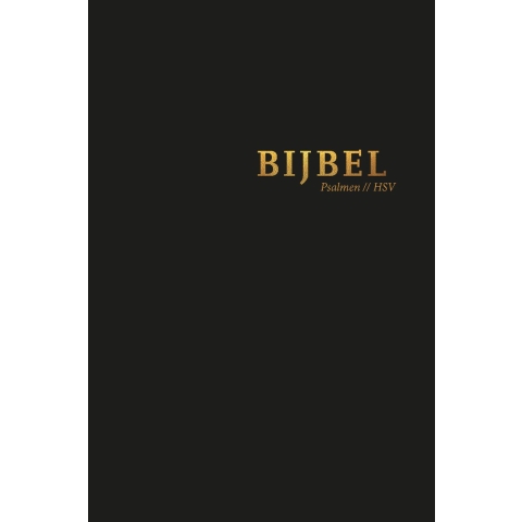 Bijbel (HSV) met psalmen - hardcover zwart (Hardback)