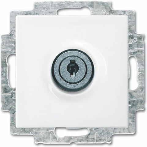 Busch-Jaeger 20 EUKBSL-914 Wandcontactdoos met randaarde afsluitbaar Inzetstuk Busch-balance SI Alpine-wit 1 stuk(s)