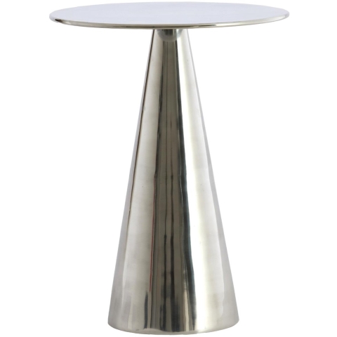 Light & Living Bijzettafel Leova - Nikkel - Ø39cm