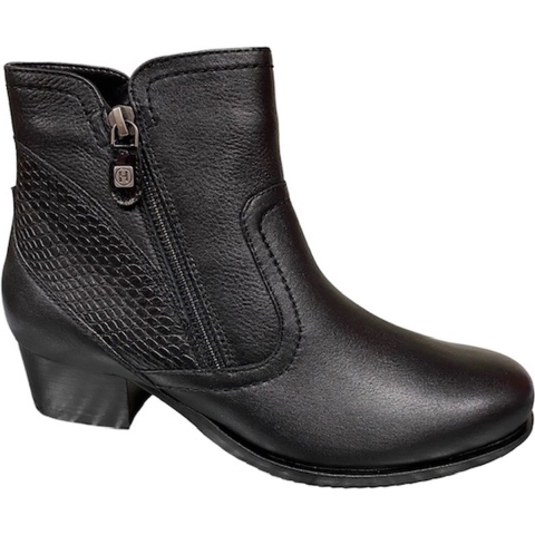 Helioform 231.018 404 Zwart Enkellaarzen