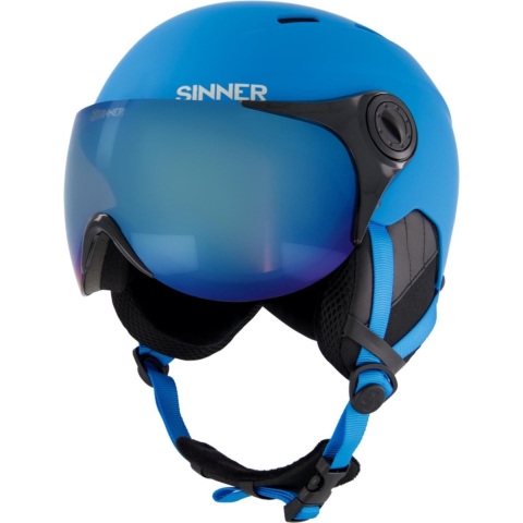 Sinner TYPHOON VISOR skihelm - Blauw - Maat S