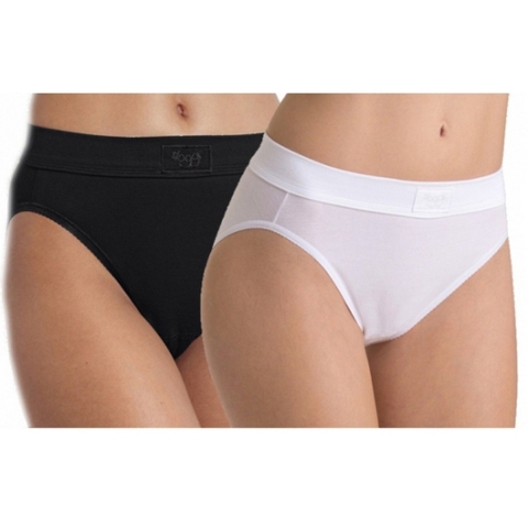 Set van 4x stuks witte double comfort Tai Sloggi dames slip, maat: 42 -