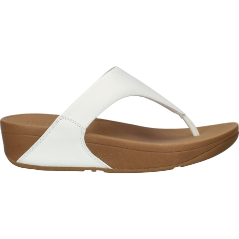 FitFlop Lulu Leather Toepost Teenslippers
