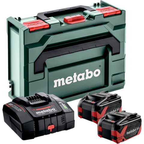 Metabo Basis-set 2 x LiHDX 8.0 Ah | Met ASC 290 supersnellader - 685305000