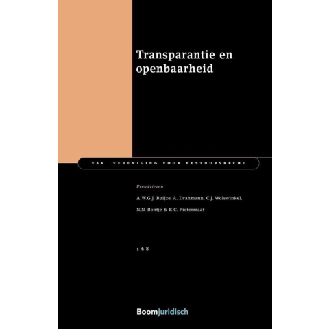 Transparantie en openbaarheid (Paperback)