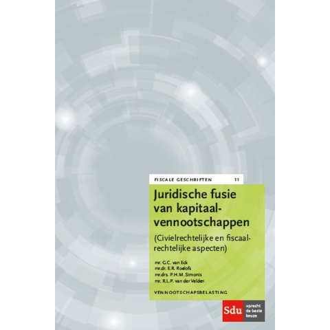 Juridische fusies van kapitaalvennootschappen (Paperback)