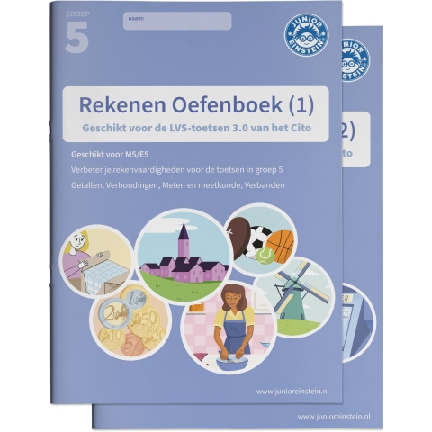 Rekenen Oefenboek Set deel 1 en 2 groep 5 (Paperback)