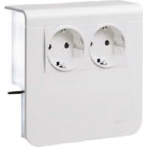 Hager Tehalit Stopcontact voor Accessoires voor elektroplintsysteem Wit 1 stuk(s)