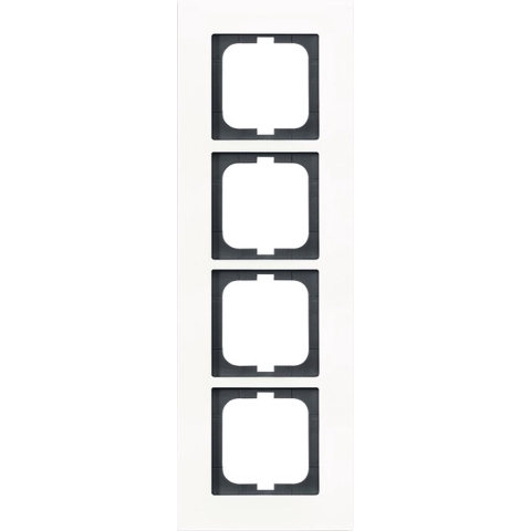 Busch-Jaeger 2CKA001754A4445 Frame Frame 4-voudig Carat Wit 1 stuk(s)