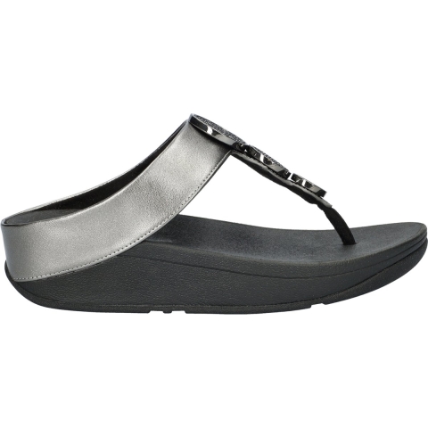 FitFlop halo bead circle metallic Teenslippers