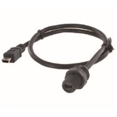 encitech 1310-0009-10 1310-0009-10 Mini-USB 2.0 type B Chassisbus, inbouw M12 1 stuk(s)