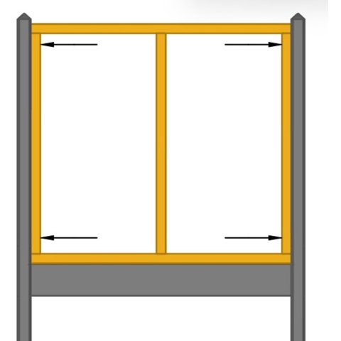 Regelwerk beton schutting systeem Tuindeco - Tuindeco