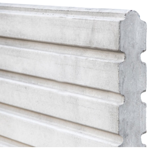 Berton motiefplaat Deens rabat wit/grijs 184 cm Tuindeco - Tuindeco